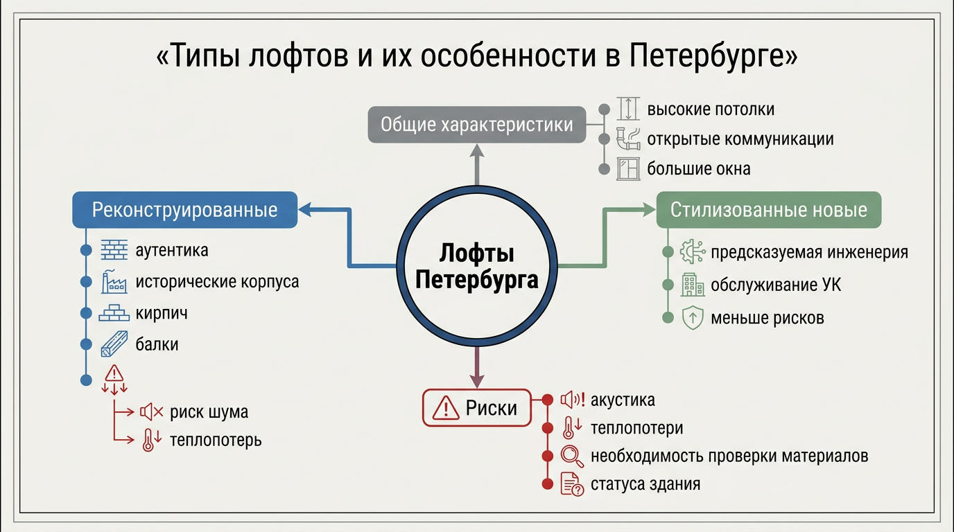 Типы лофтов и их особенности в Спб